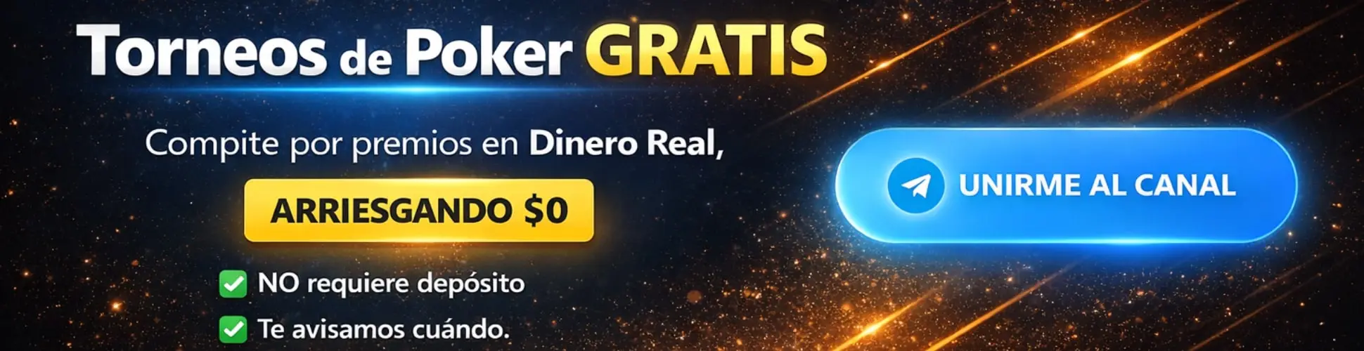 Torneos de póker gratis en Telegram — premios reales sin arriesgar dinero